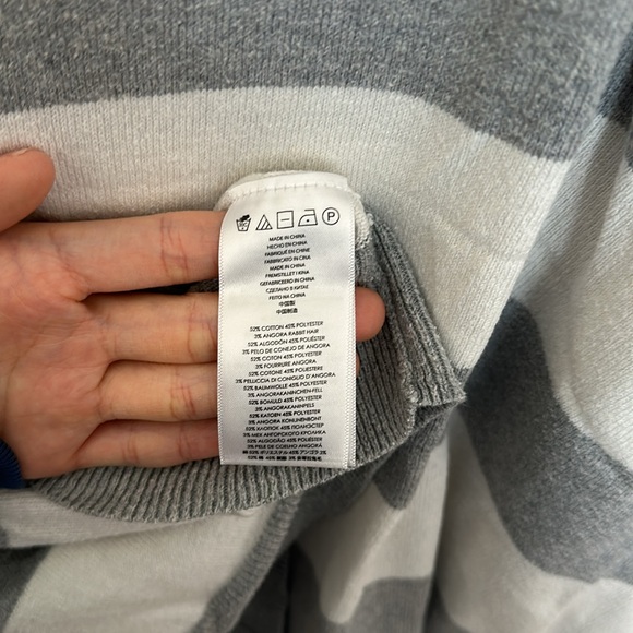 Michael Michael Kors Striped Cardigan Grey and White - Picture 4 of 4